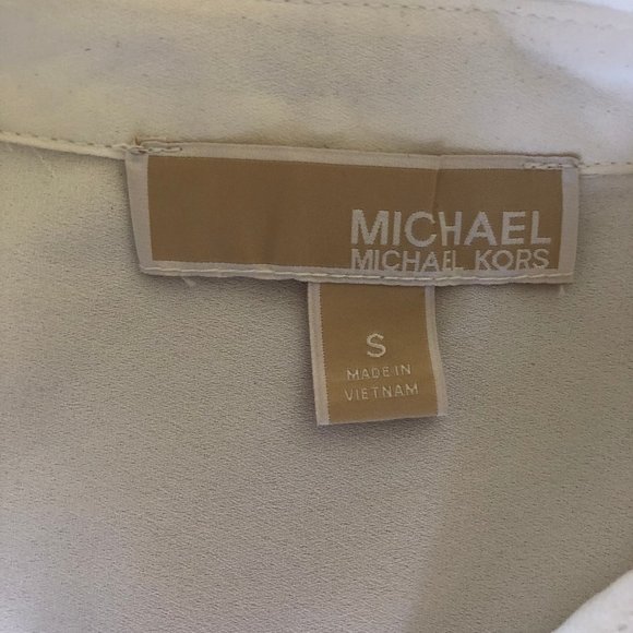 New Michael Kors Long-Sleeve Blouse NWOT - Picture 4 of 6